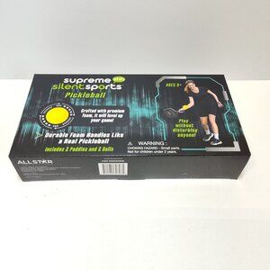 Supreme Silent Sports Pickleball Set Indoor or Outdoor Play Ages 3+ New In Box